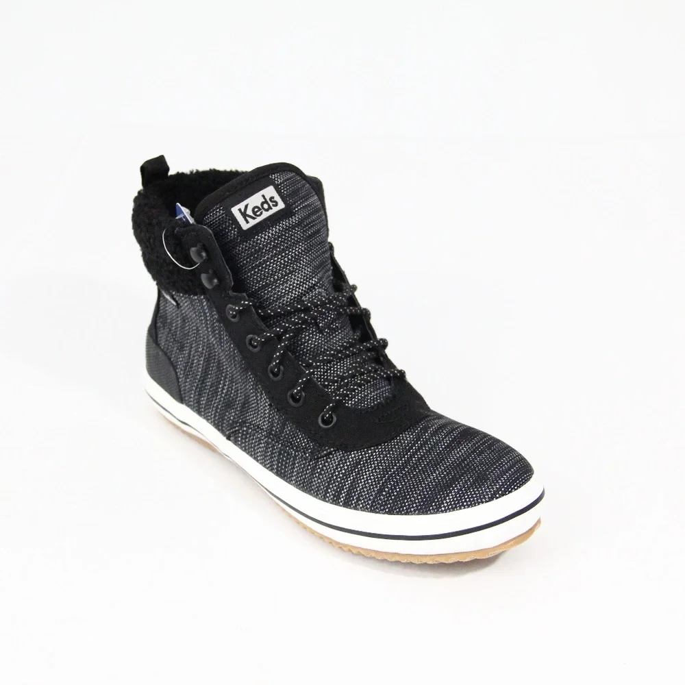 Keds Scout Sneaker Boots NEW Women Casual Bootie sz 6.5 High Top Shoes Faux fur